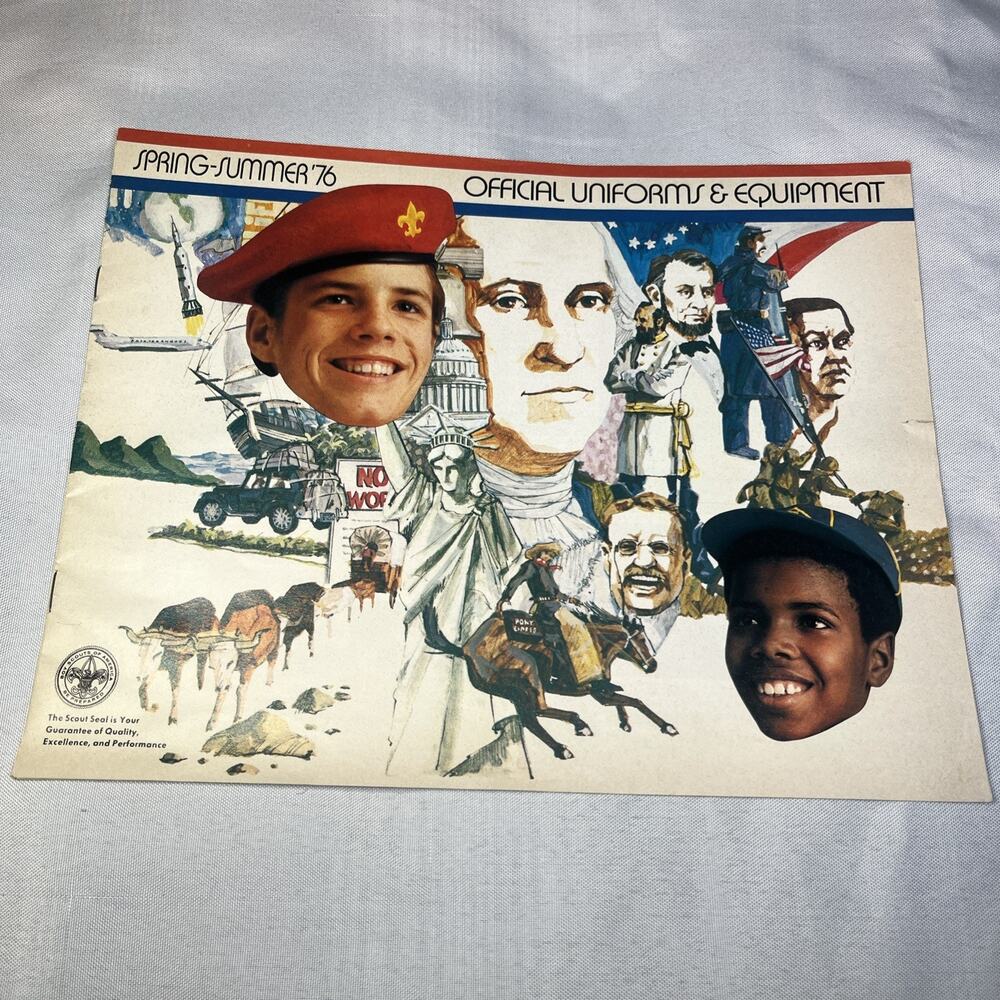 Boy Scouts Of America Official Uniforms & Equipment Catalog Spring-Summer ‘76